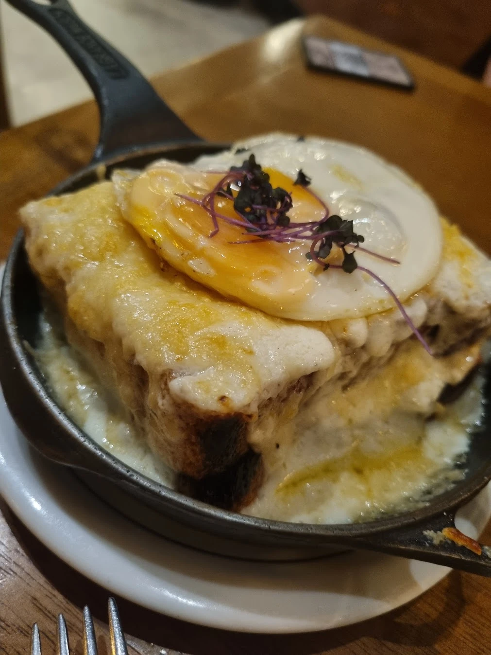 Croque madame — Fotografia original